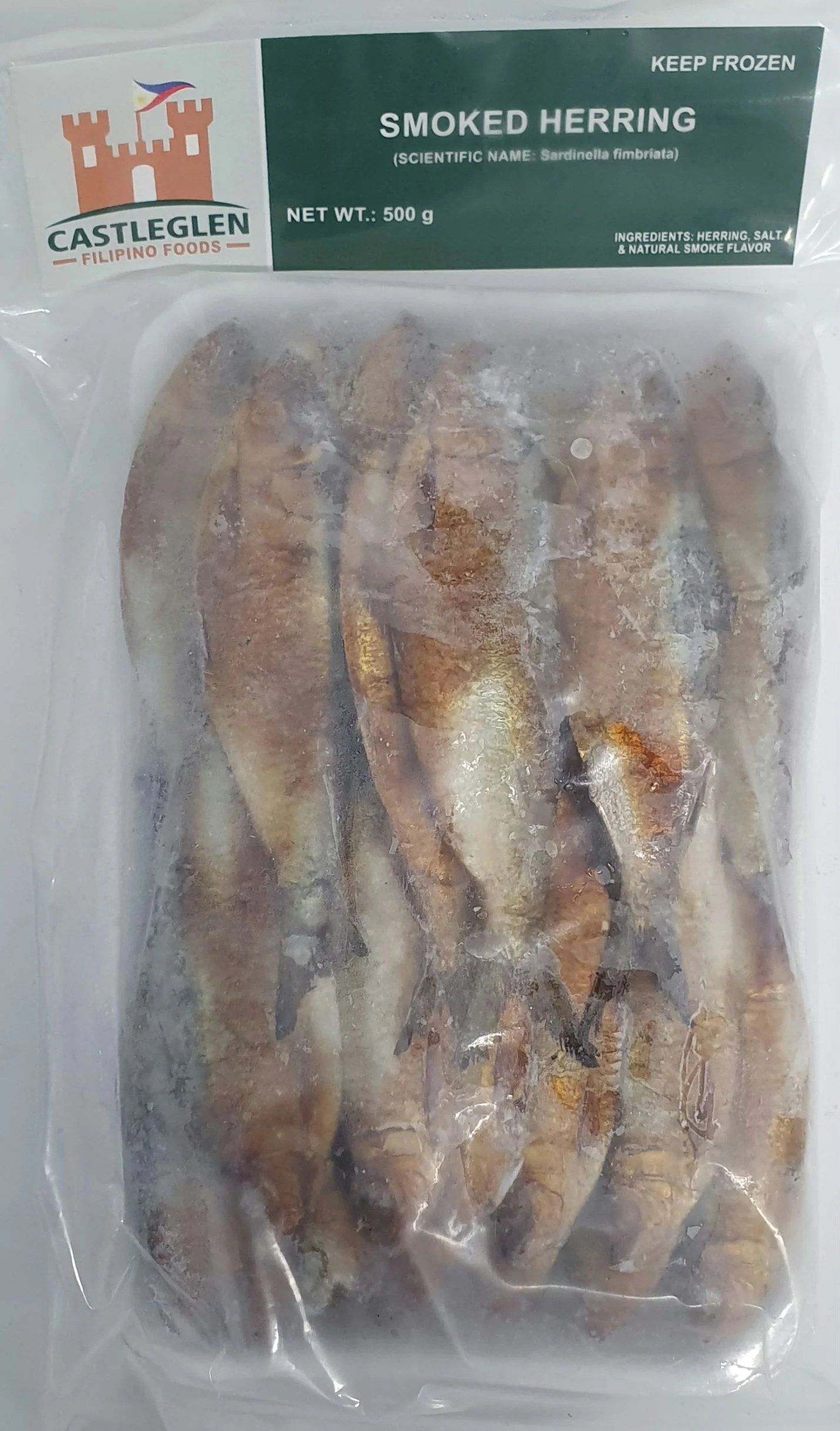 Castleglen Smoked Herring (Tawilis) 20x500g (FROZEN)