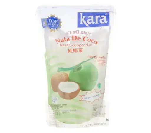 Kara Nata De Coco (Cube) Coco Pandan 12x360g (Small)