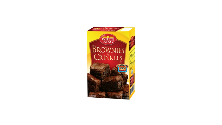 White King Brownie Crinkle Mix 24x500g