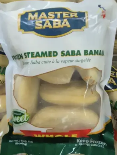 Master Saba Whole Steamed Saba Bananas 24x454g (FROZEN)