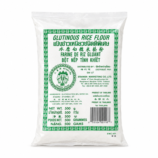 [ERA-GRE-002] Erawan Rice Flour Glutinous (Green) 12x500g ***Back In Stock***
