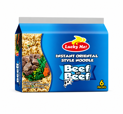 Lucky Me (Packs) Beef na Beef 12x(6x55g) 
