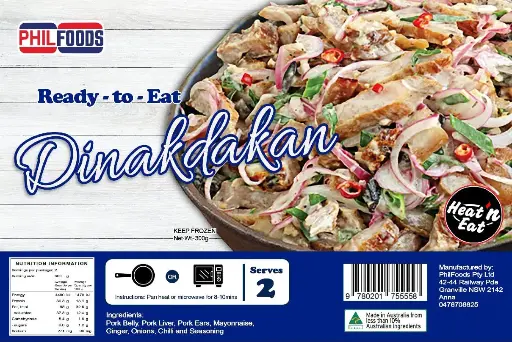 [PHI-DAK-007] FROZEN PhilFoods Ready-to-Eat Dinakdakan 30x300g