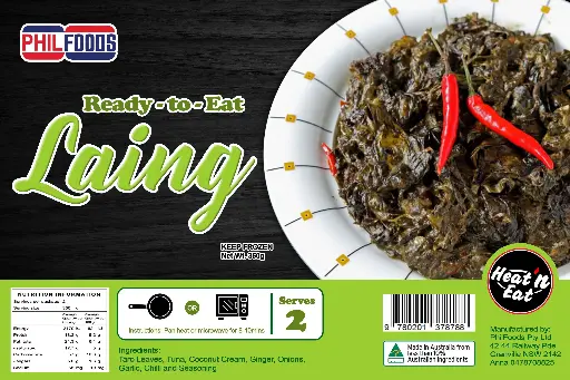 [PHI-LAI-010] FROZEN PhilFoods Ready-to-Eat Laing 30x350g