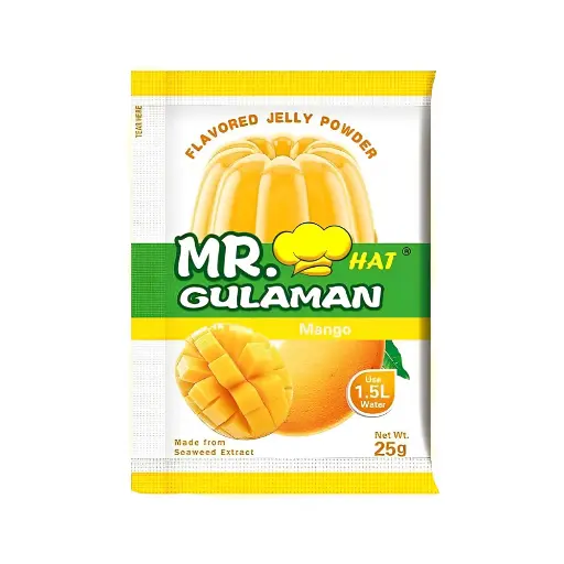 [MRH-MNG-005] Mr. Hat Gulaman Powder Mango Flavoured 10x(10x25g) ***Back In Stock***