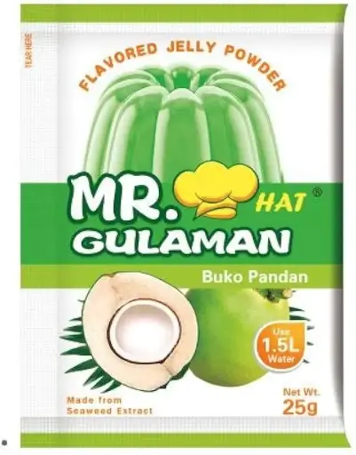 [MRH-BUK-002] Mr. Hat Gulaman Powder Buko Pandan Flavoured 10x(10x25g) ***Back In Stock***