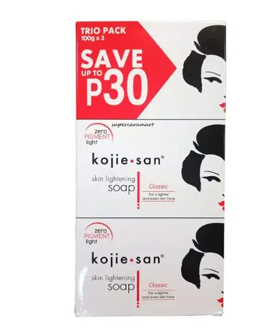 [KOJ-CLA-003] Kojie San Lightening Soap Classic 48x 3s x100g ***Back In Stock***