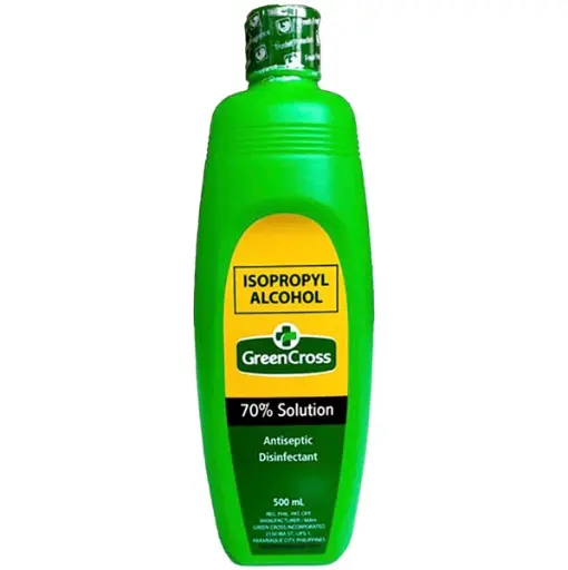 [GCR-ALC-001] Green Cross Brand Isopropyl Rubbing Alcohol 70% Solution 36x500ml ***Back In Stock***