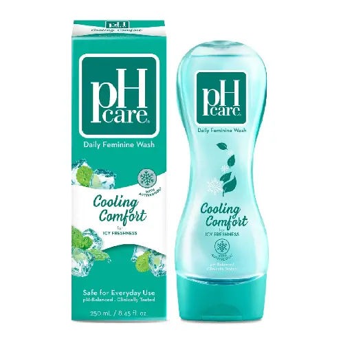 [PHC-BLU-001] pH Care Feminine Wash Cooling Comfort (Blue) Large 18x250ml 