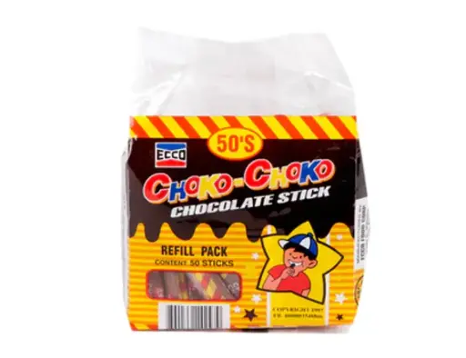Choko-Choko Chocolate Sticks 50's 12x250g