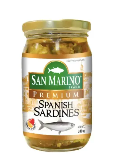 San Marino Premium Spanish Sardines 24x240g